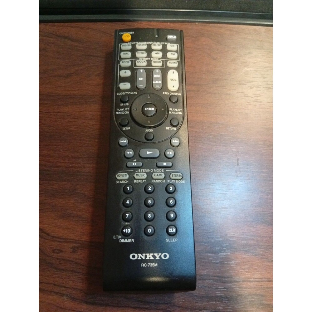 Onkyo RC-735M oem av Receiver Remote Control - Tested & Works